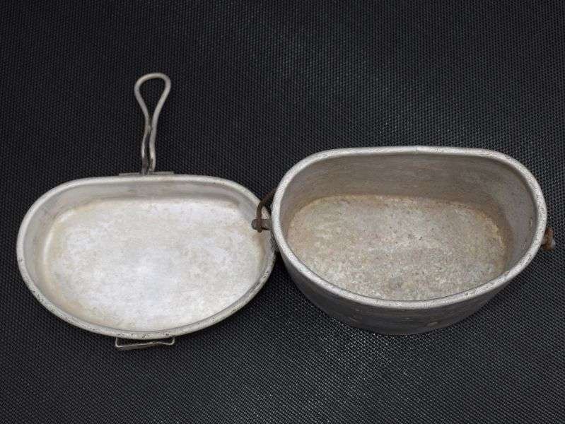 45) Original WW2 Italian Army Issue Mess Tins Canteen Set — image 7