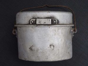 45) Original WW2 Italian Army Issue Mess Tins Canteen Set