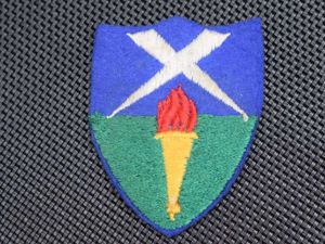 48) WW2-1950s Aldershot Southern Command Cloth Badge