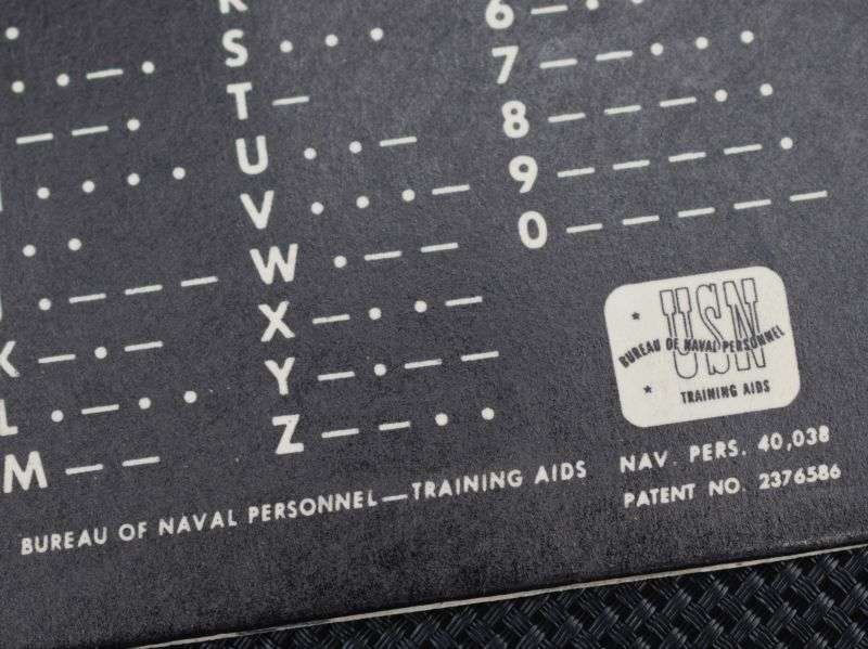 70) Interesting Original WW2 US Navy Morse Code Training Aid — image 2