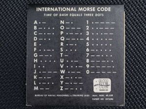 70) Interesting Original WW2 US Navy Morse Code Training Aid