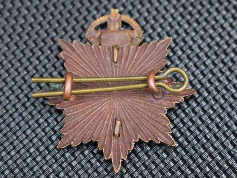 78) Excellent Original WW1 Army Service Corps Officers Bronze Cap Badge — image 2