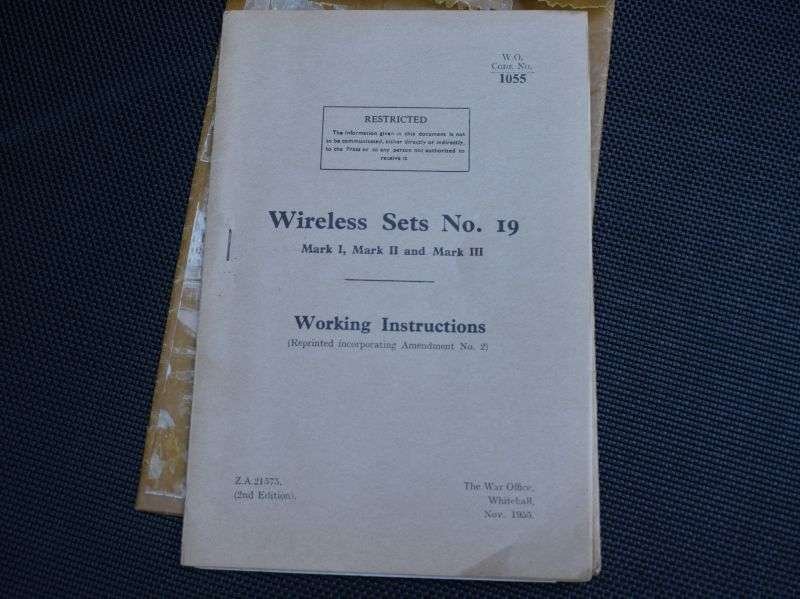 125) Mint Original British WS No19 MKI, MKII & MKIII Working Instructions 1956 — image 15