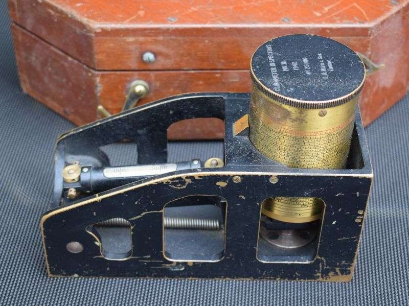 134) Good Original Boxed WW2 Clinometer, Inspectors MKII 1942 — image 8