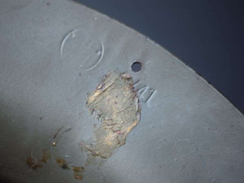 144) As Found WW2 British Home Front Zuckerman Helmet 1941 — image 4