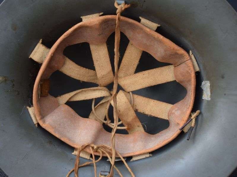 144) As Found WW2 British Home Front Zuckerman Helmet 1941 — image 5