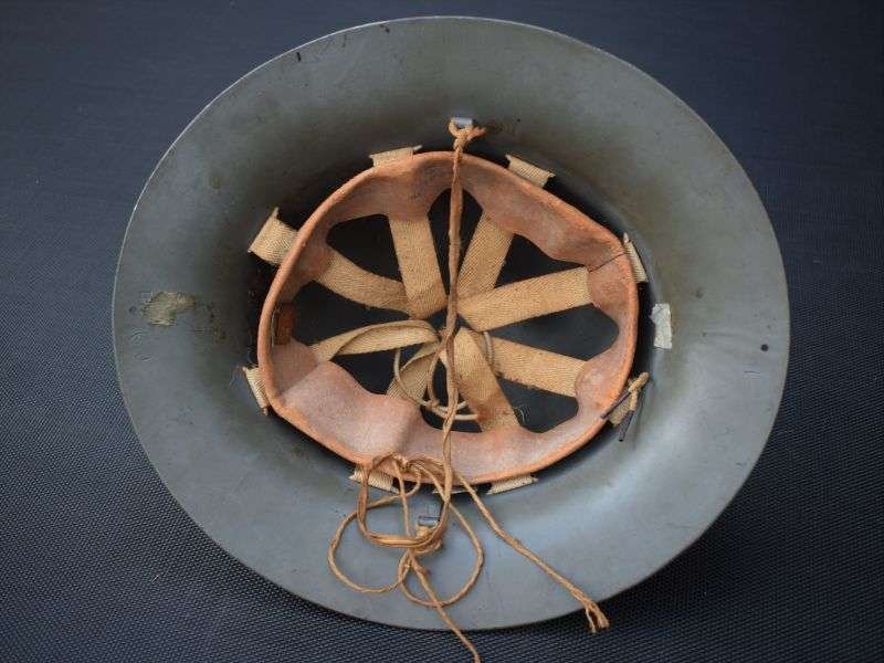 144) As Found WW2 British Home Front Zuckerman Helmet 1941 — image 6