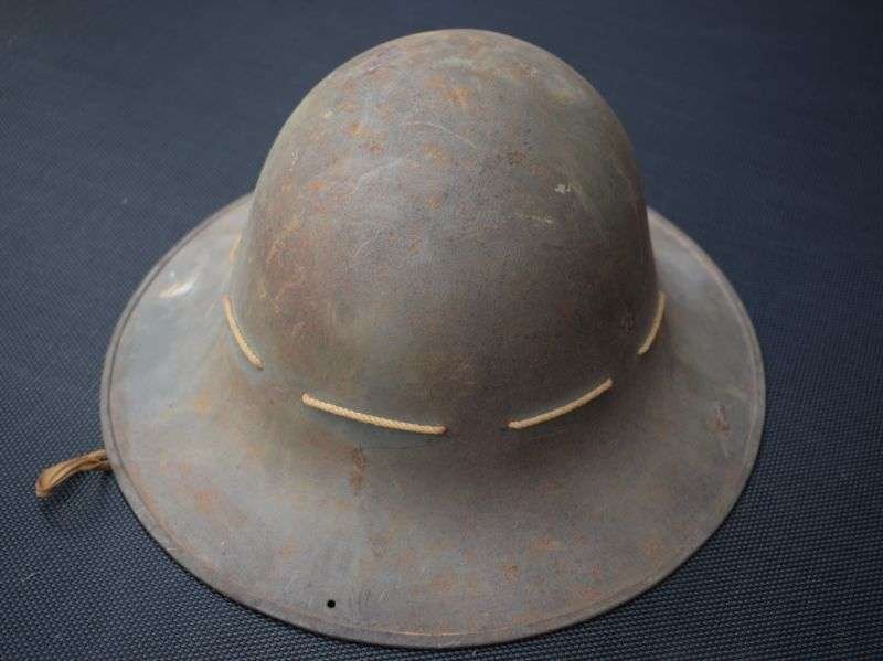 144) As Found WW2 British Home Front Zuckerman Helmet 1941 — image 7
