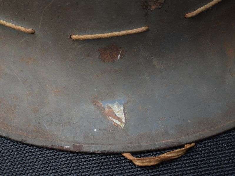 144) As Found WW2 British Home Front Zuckerman Helmet 1941 — image 8