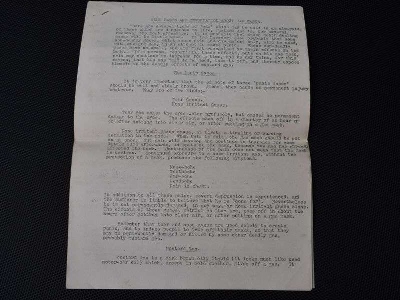 141) Early WW2 ARP Anti-Gas Training & First Aid Sheets Metropolitan-Vickers Electrical Co Ltd — image 18