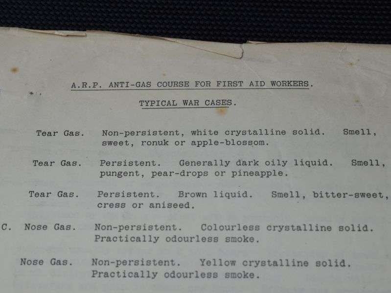 141) Early WW2 ARP Anti-Gas Training & First Aid Sheets Metropolitan-Vickers Electrical Co Ltd — image 5