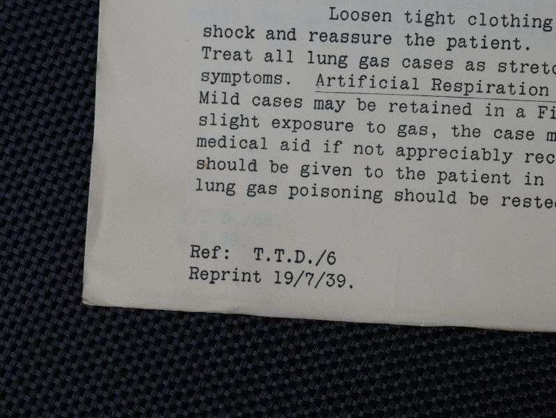 141) Early WW2 ARP Anti-Gas Training & First Aid Sheets Metropolitan-Vickers Electrical Co Ltd — image 8