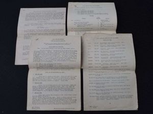 141) Early WW2 ARP Anti-Gas Training & First Aid Sheets …