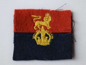 102) Original WW2 British Army War Office Controlled Troops Cloth …