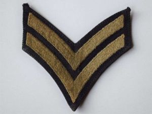 101) Post WW2 US Army Corporal Stripes
