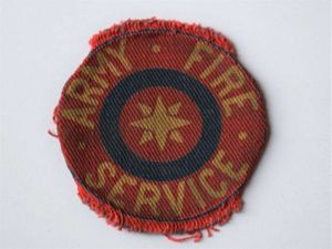 94) Original Uniform Removed WW2 Era British Army Fire Service …