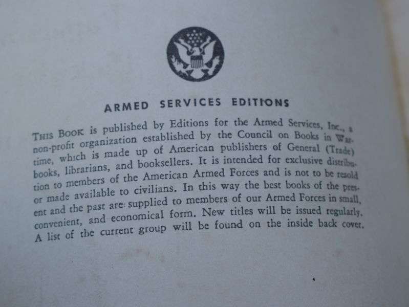 73) Original WW2 US Military Forces Novel The Pickwick Papers by Charles Dickens — image 4
