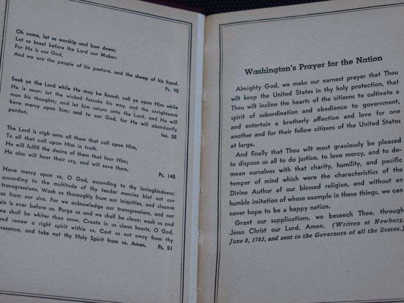 71) Good Original WW2 US Military Song & Service Book for Ship & Field 1942 — image 10