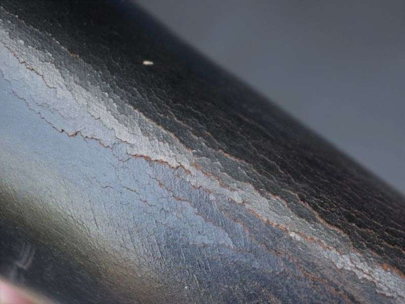 62) Tatty Original WW1 Cavalry Officers Black Leather Gaiters — image 8