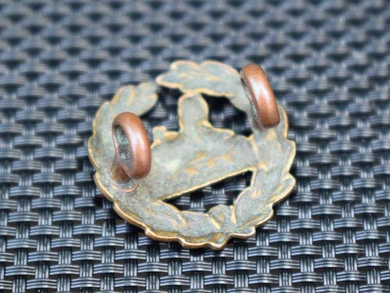 39) Good Original WW1 WW2 Gloucestershire Regiment Back Badge — image 2