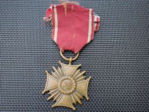 19) Good Original WW2 Polish Cross of Merit