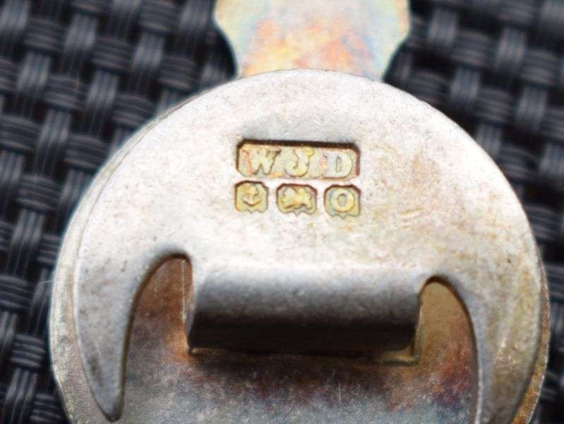 15) Excellent Original WW2 Royal Army Reserve Lapel Badge 1938 Dated Hallmarked Silver — image 2