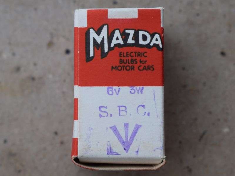 10) Full Box of 24 Unissued WW2-1950s British Army Mazda Vehicle Light Bulbs — image 5