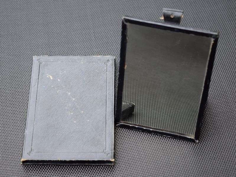 9) Excellent Victorian Boer War Officers Private Purchase Traveling Mirror — image 7