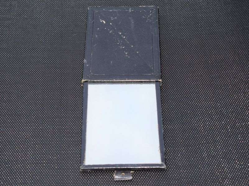 9) Excellent Victorian Boer War Officers Private Purchase Traveling Mirror — image 8
