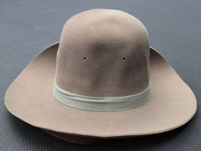 149) Unusual Mint WW2 – 1950s? Tiny Slouch Hat With Very High Top Gurkha? — image 5