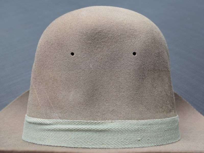 149) Unusual Mint WW2 – 1950s? Tiny Slouch Hat With Very High Top Gurkha? — image 6