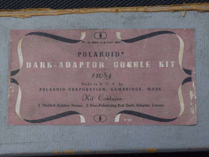 20) Boxed Original WW2 US Dark-Adaptor Goggle Kit 1084 & Polaroid Goggles 1060 — image 15
