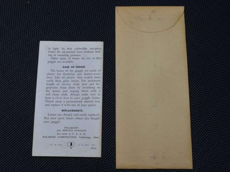 20) Boxed Original WW2 US Dark-Adaptor Goggle Kit 1084 & Polaroid Goggles 1060 — image 6