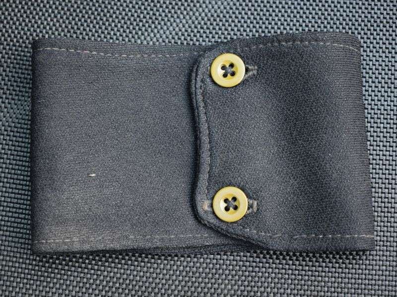 34) Early WW2 Original Regimental Police Armlet Red RP on Blue/Black Armband — image 7