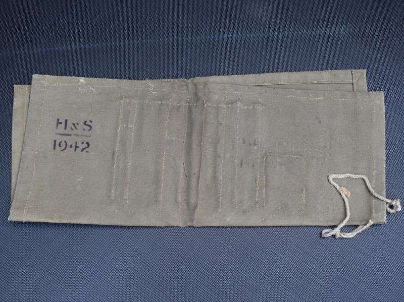38) Original WW2 British 25 Pdr Field Gun Spare Parts Roll Dated 1942 — image 3