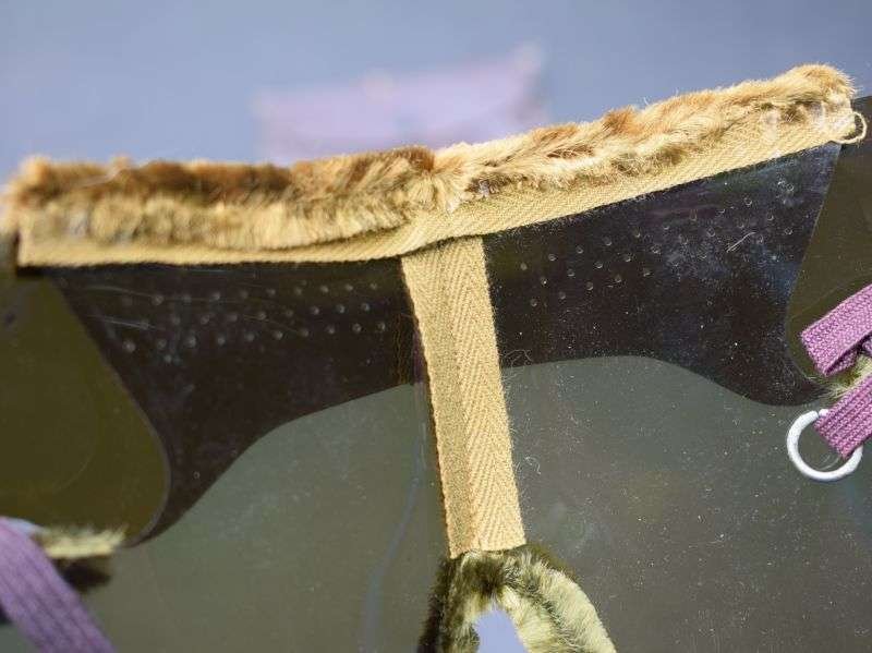 56) Unusual WW2 Canadian Made Goggles Ski Goggles, Drivers Dust Goggles? Dated 1944 — image 7