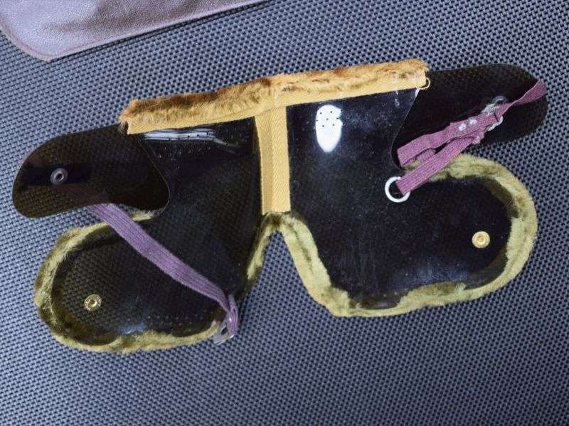 56) Unusual WW2 Canadian Made Goggles Ski Goggles, Drivers Dust Goggles? Dated 1944 — image 8