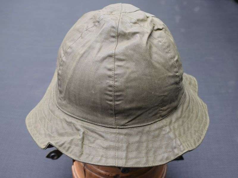 60) Nice Unissued WW2 US Army Waterproof Rain Hat Dated 1942 — image 16