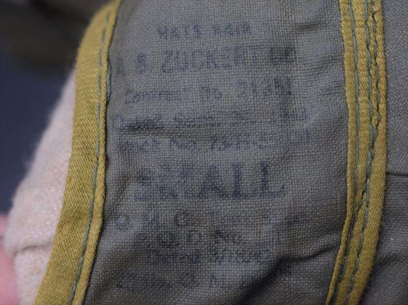 60) Nice Unissued WW2 US Army Waterproof Rain Hat Dated 1942 — image 2