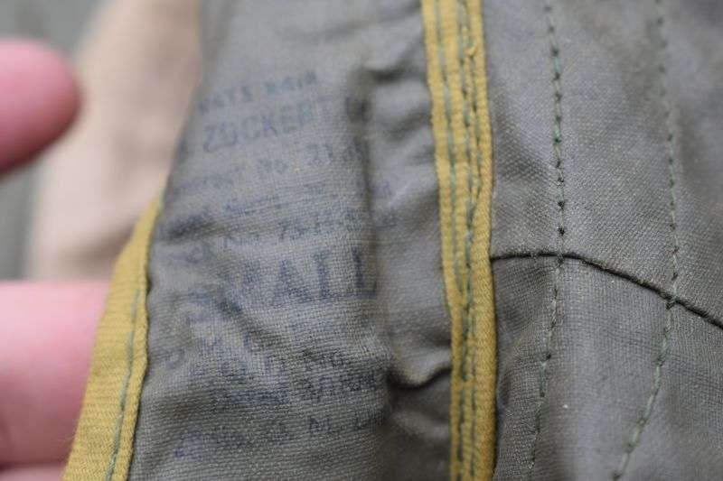 60) Nice Unissued WW2 US Army Waterproof Rain Hat Dated 1942 — image 5