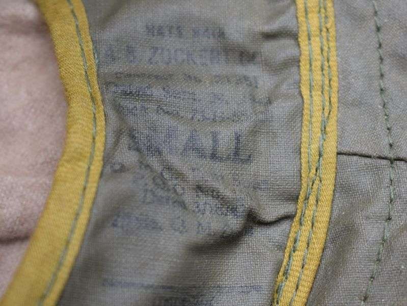 60) Nice Unissued WW2 US Army Waterproof Rain Hat Dated 1942 — image 6