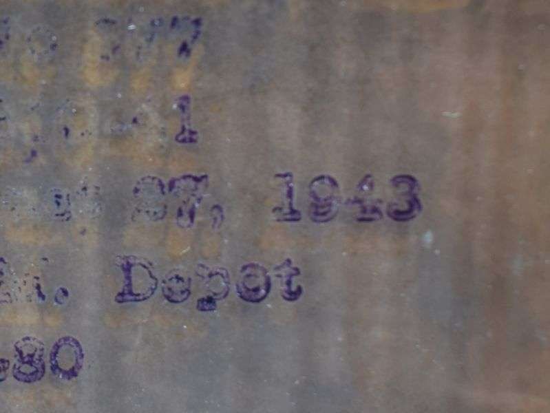 62) Nice Original WW2 US Army D-Day Waterproof Cover For Rifle Dated 1943 — image 2
