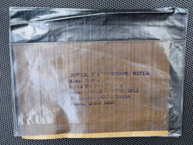 62) Nice Original WW2 US Army D-Day Waterproof Cover For Rifle Dated 1943 — image 4