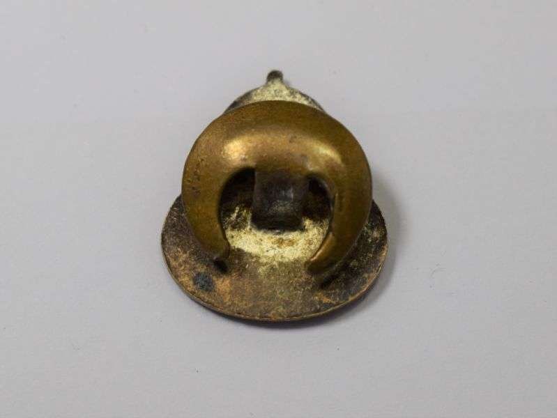 96) Good Original Wartime Civil Defence Mans Lapel Badge — image 2