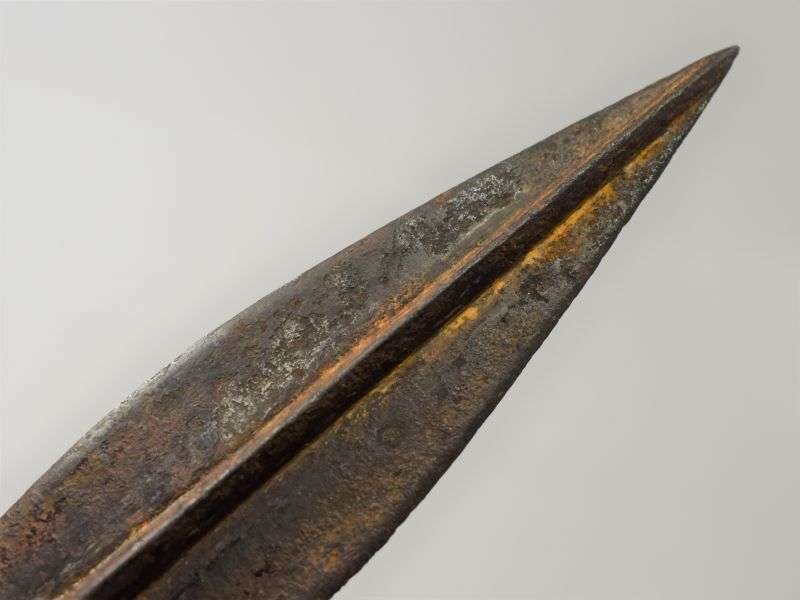 112) Nice Original Early Indian Spear Head Lance Head Arnachellum of Salem — image 10
