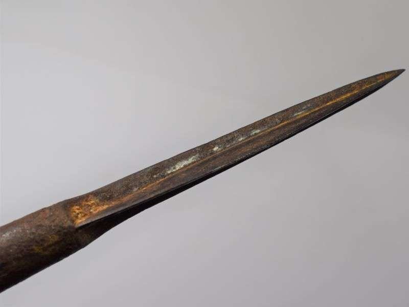 112) Nice Original Early Indian Spear Head Lance Head Arnachellum of Salem — image 5