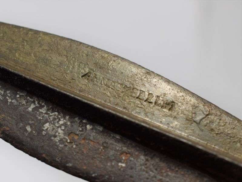 112) Nice Original Early Indian Spear Head Lance Head Arnachellum of Salem — image 7