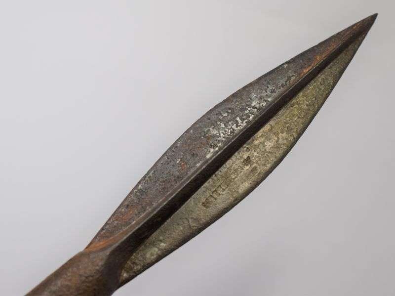 112) Nice Original Early Indian Spear Head Lance Head Arnachellum of Salem — image 9
