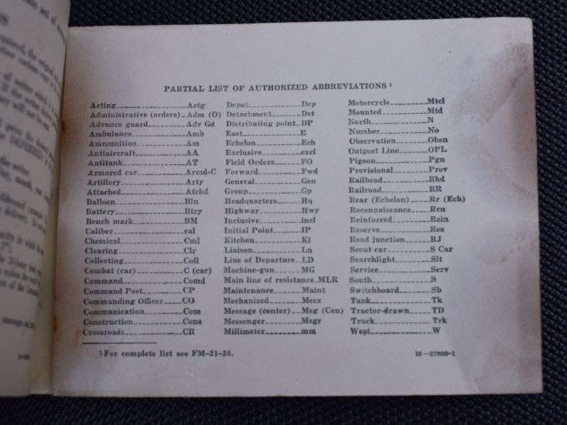 128) Original Un-Used WW2 US Army Message Book M-210-A Dated 1943 — image 3