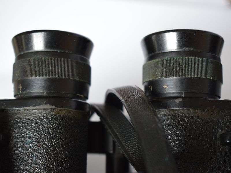 140) Excellent Original WW2 7X50 Binoculars and Case REL Canada 1945 — image 23